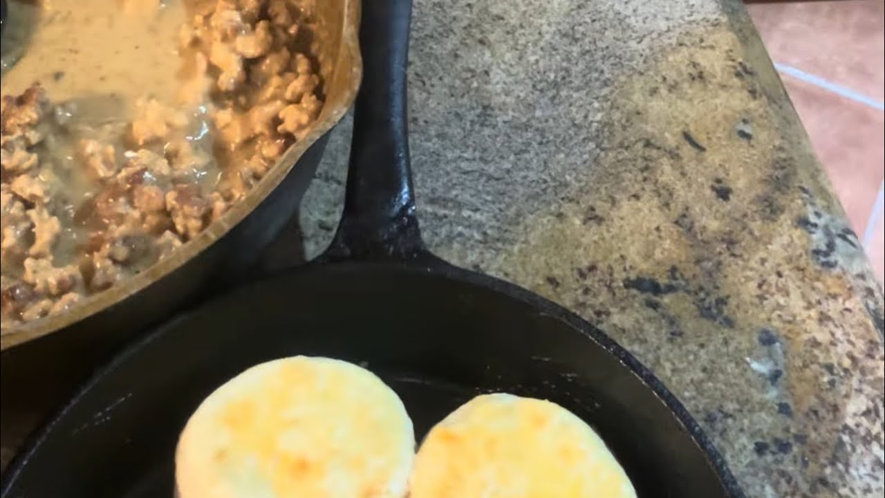 Better than Bob’s…sausage gravy and biscuits 