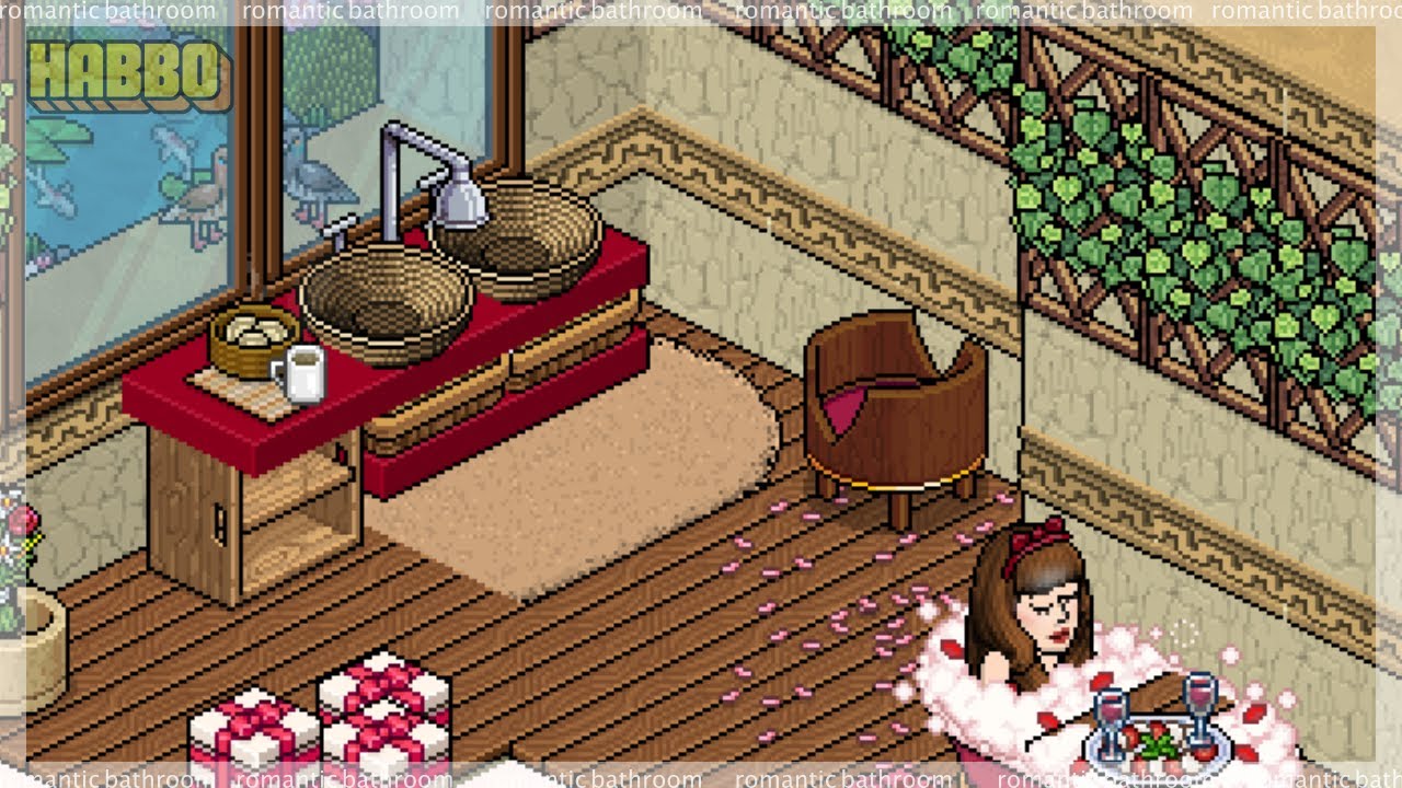 HABBO: Romantic Bathroom