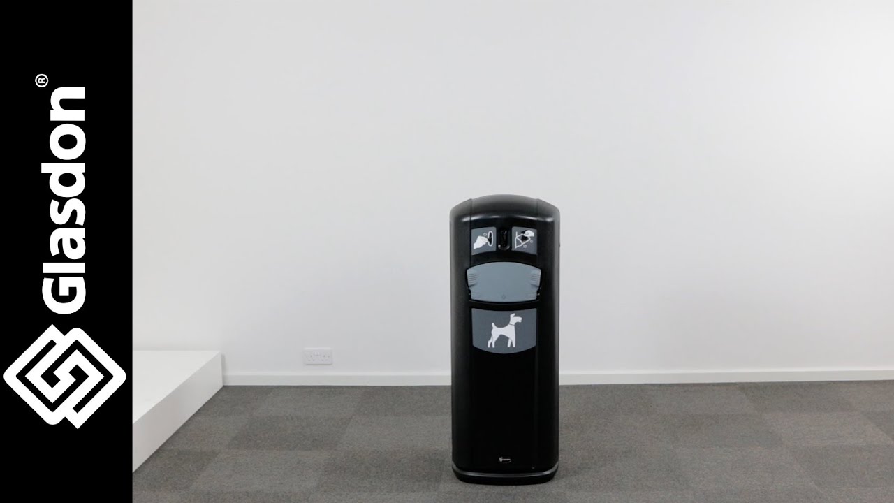 Glasdon UK | Demonstration | Retriever City&trade; Dog Waste Bin