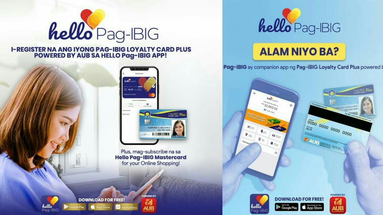 Hello Pag-IBIG |  Register your Loyalty Card Plus powered by AUB
