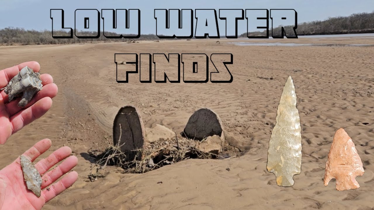 Secrets Revealed Beneath the Water !  When the Water Disappears… Arrowheads Appear! Epic Hunt 