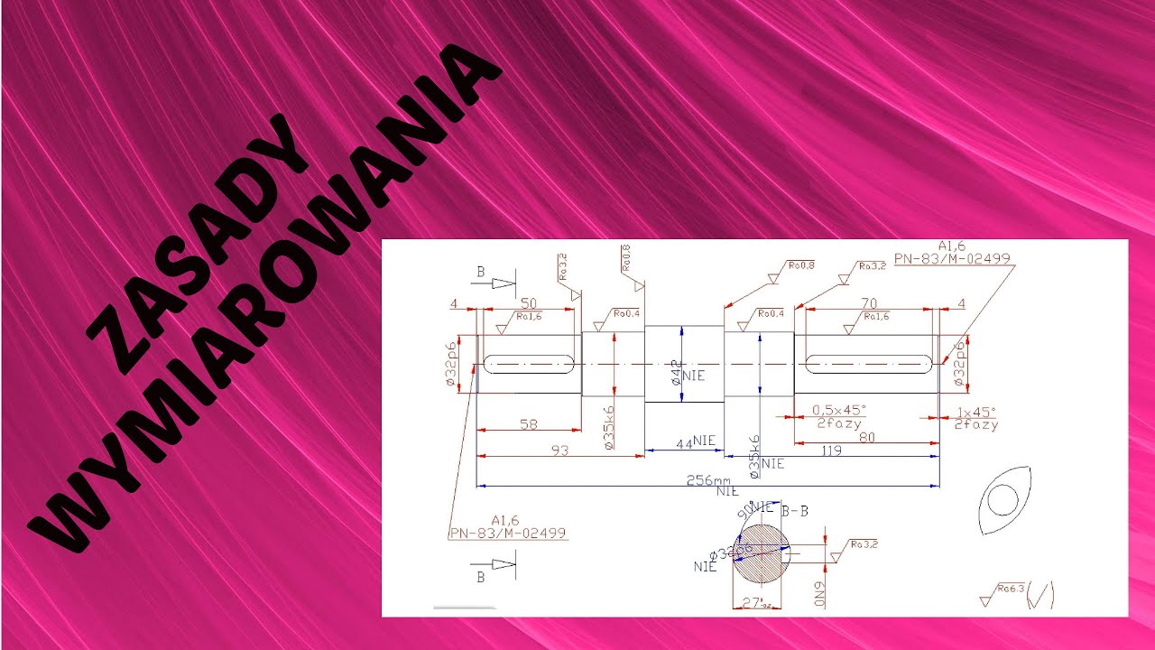 9 zasad wymiarowania rysunku technicznego [ podsumowanie ]