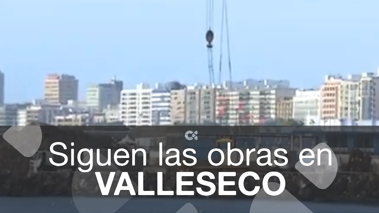 Siguen las obras en el litoral de Valleseco
