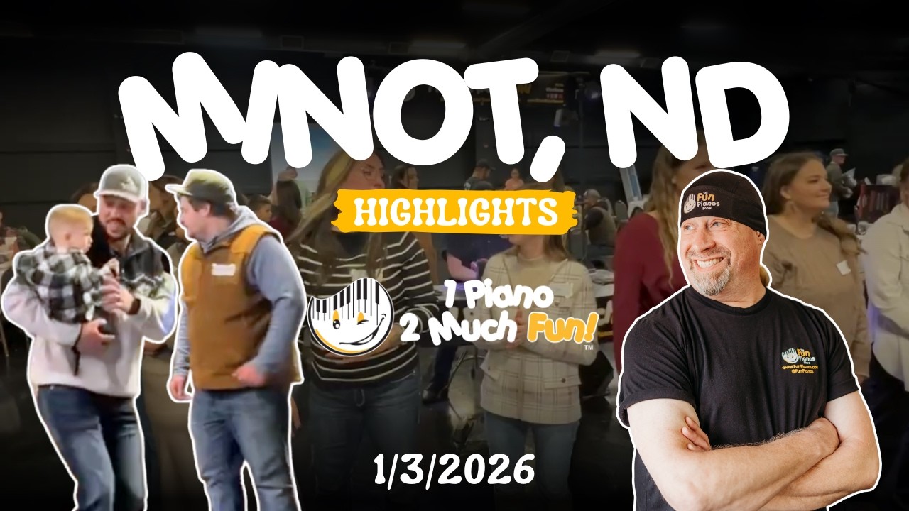 Minot ND | 1/3/2026 | 1 Piano 2 Much FUN! Highlights!