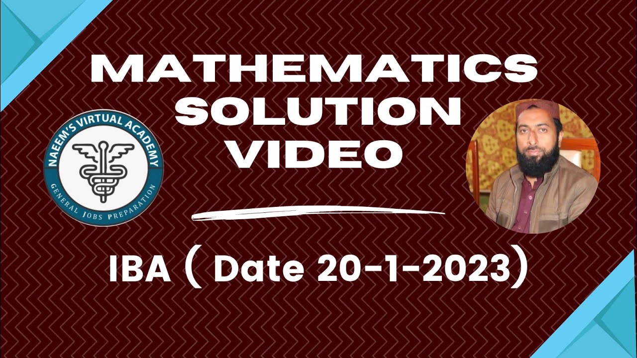 Math  Solution video | 20-1-2023 | BS5-15 | Sir Tajamul