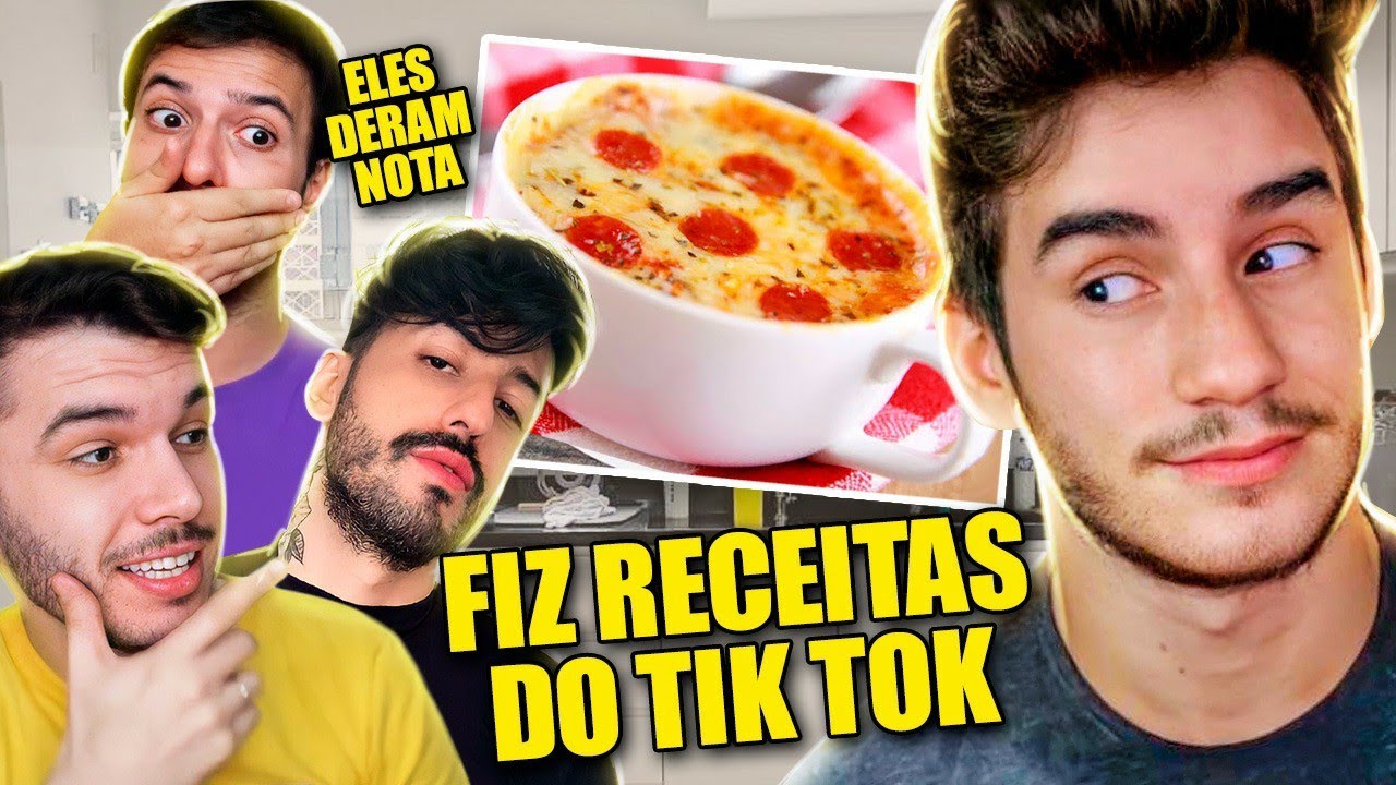 RECEITAS DIFERENTONAS QUE VI NO TIKTOK!!!! 🍕😬😱😱 | Klébio Damas