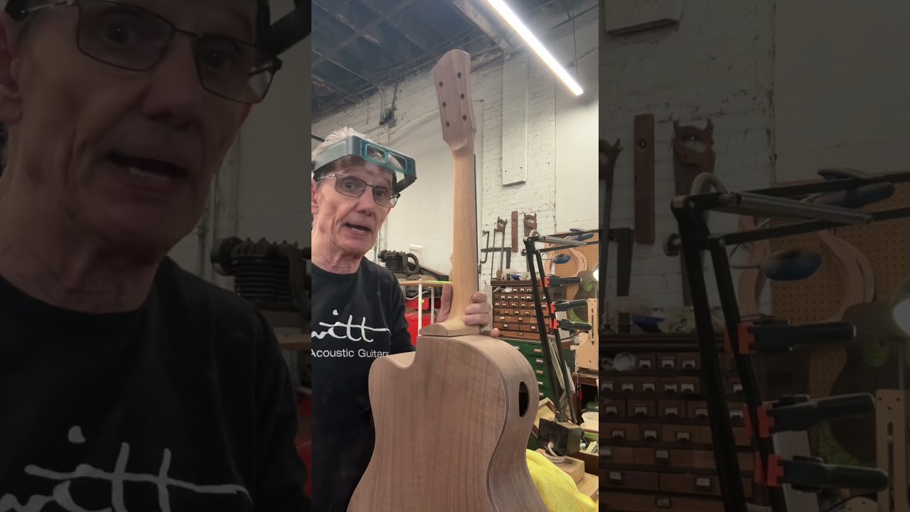 Guitar Making- Dialing in the Neck Set