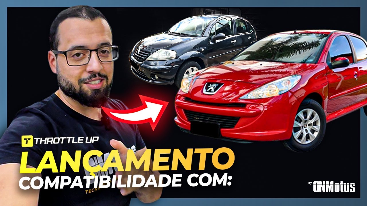 Piloto Automático para Pegeout 207 e ainda mais modelos! -Throttle Up Onmotus