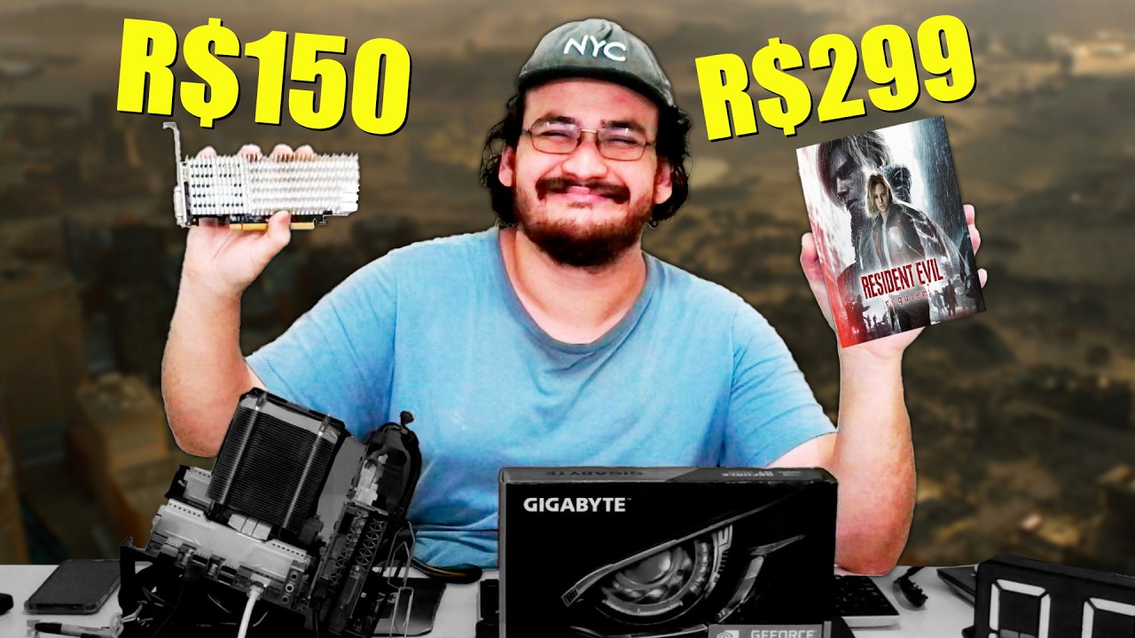 RESIDENT EVIL 9 NUMA PLACA DE VÍDEO QUE CUSTA MENOS QUE O JOGO! (gt 1030)
