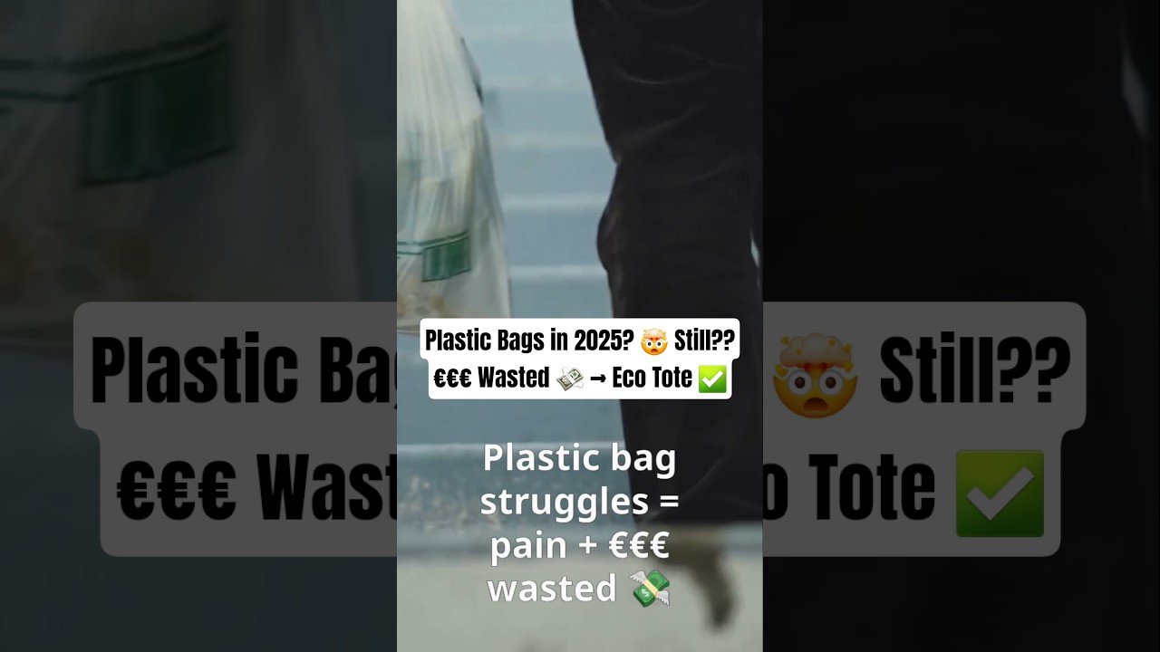 ❌ Plastic Bags in 2025? ➡️ Eco Tote = Smarter ✅