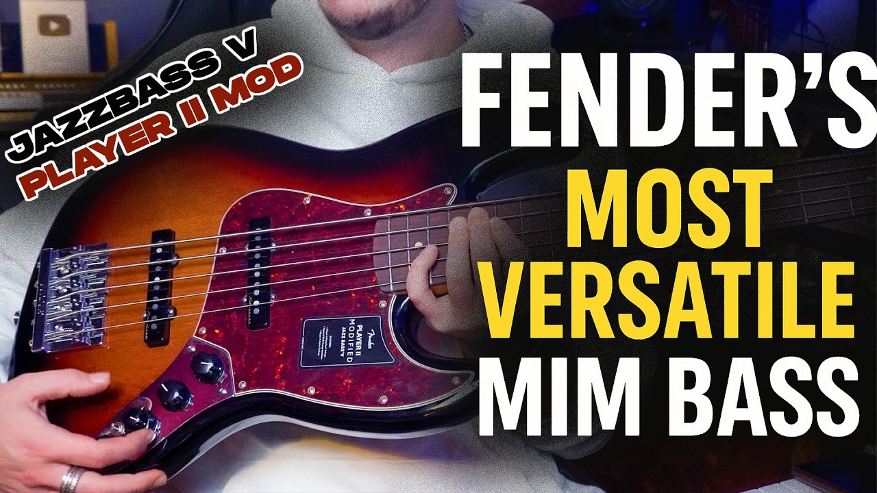 FENDER JAZZBASS V PLAYER II MOD IS PERFECT 🔥: Active, Passive & Noiseless (English Review)