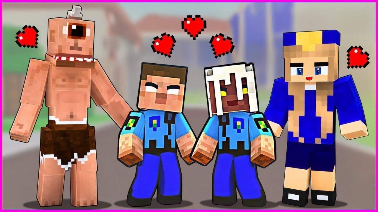 ASLI POLİS VE TEPEGÖZ EVLENDİ, BEBEKLERİ OLDU! 🥰😍 - Minecraft