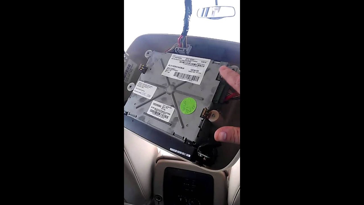 2004 ford expedition DVD player removal