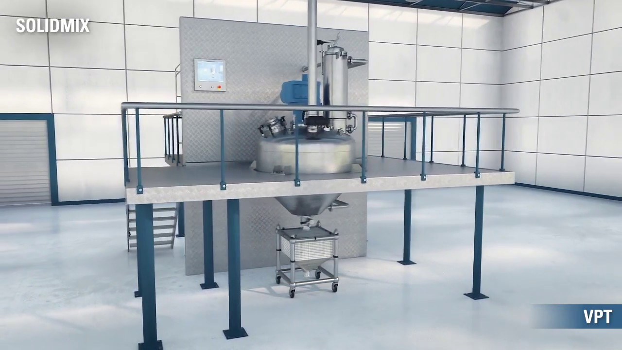 EKATO SOLIDMIX 360&deg; -  for mixing and drying of bulk solids