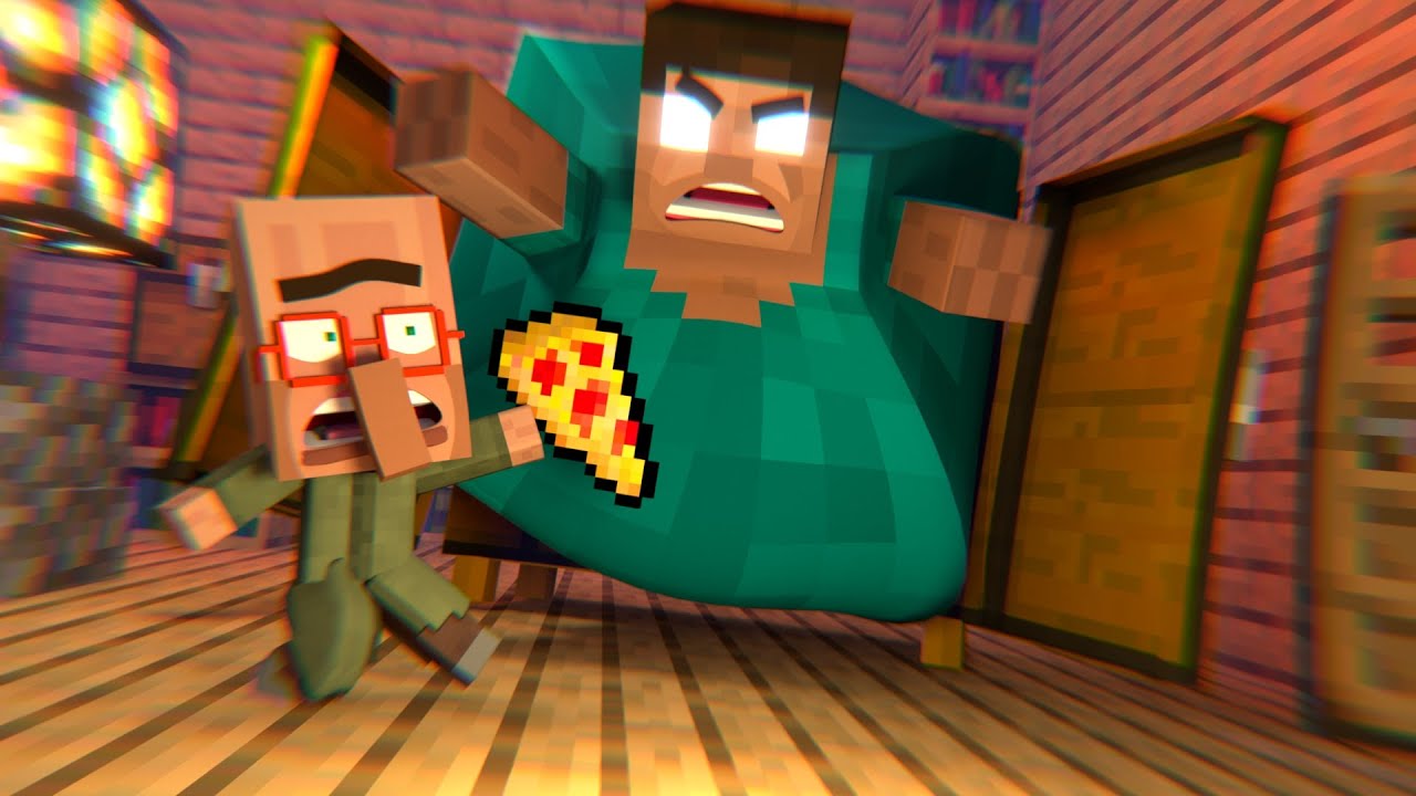 Fat Herobrine Nightmare 2 - Minecraft Animation