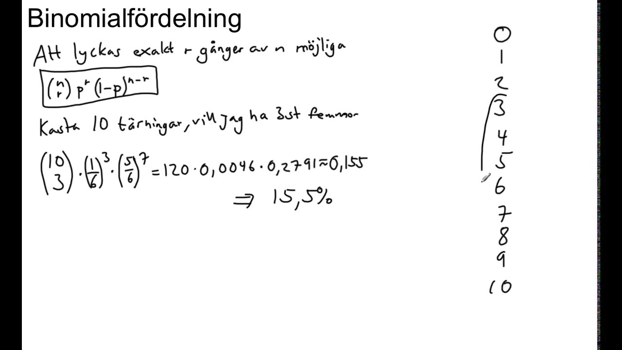 Binomialfördelning