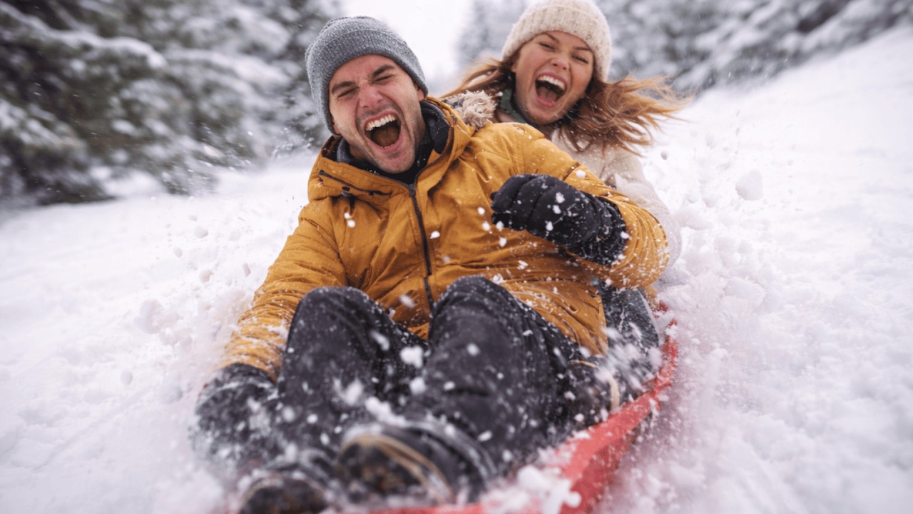 SLEDDING in AUSTRIA 🇦🇹 (must watch)
