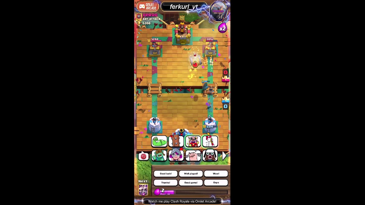 Clash Royale live stream passing time Furkurl