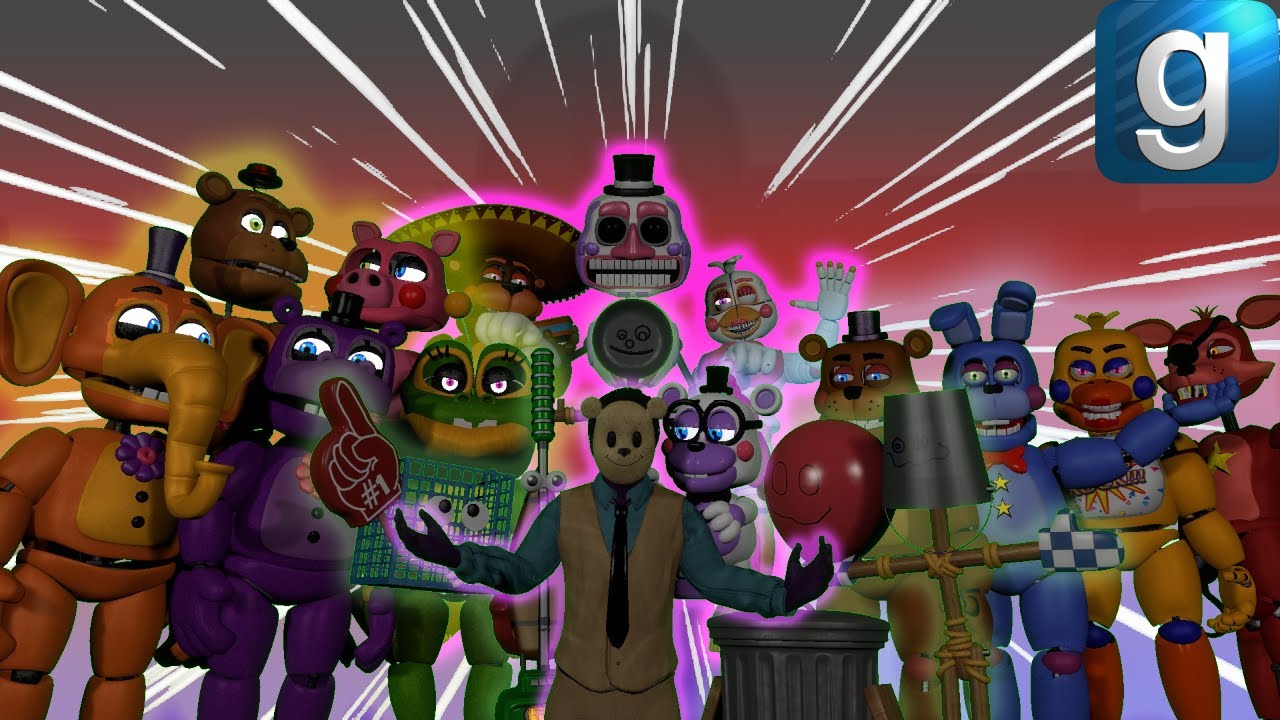 GMOD FNAF | Pizzeria Simulator the Movie.