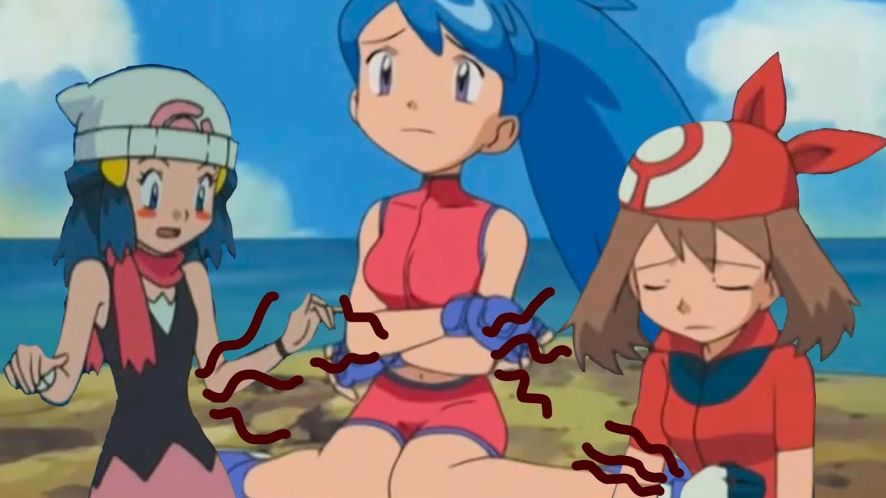 Pok&eacute;mon Girls Stomachs Growl