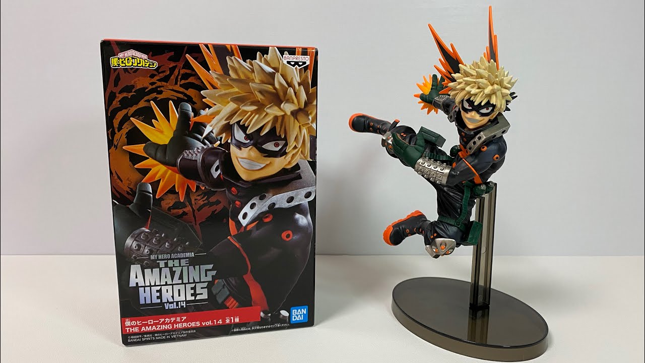 Unboxing My Hero Academia THE AMAZING HEROES vol.14 Katsuki Bakugo Figure