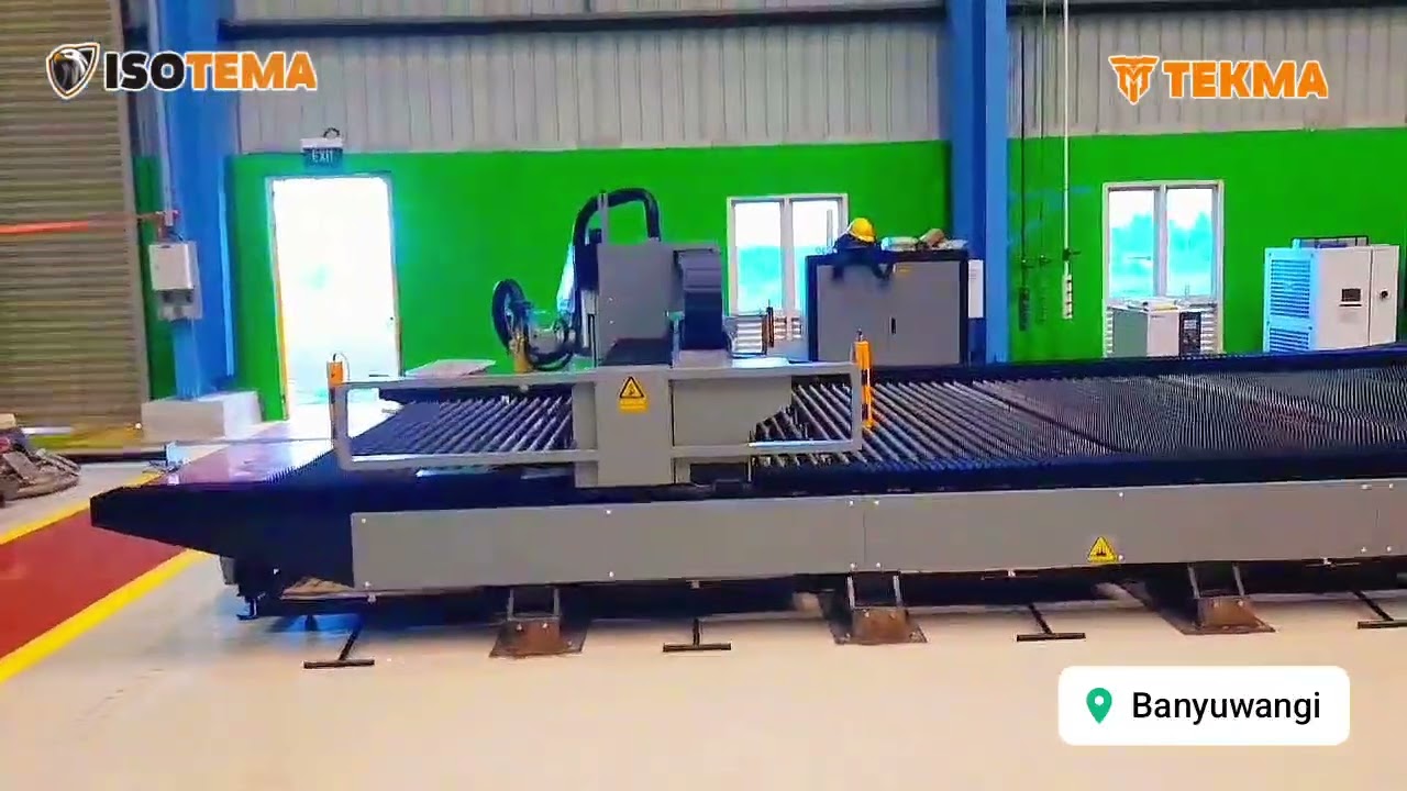 TEKMA Fiber Laser Cutting Machine TLR-12035GR Bevel Head MAX-12KW & TLR-6025GR Bevel Head MAX-6KW