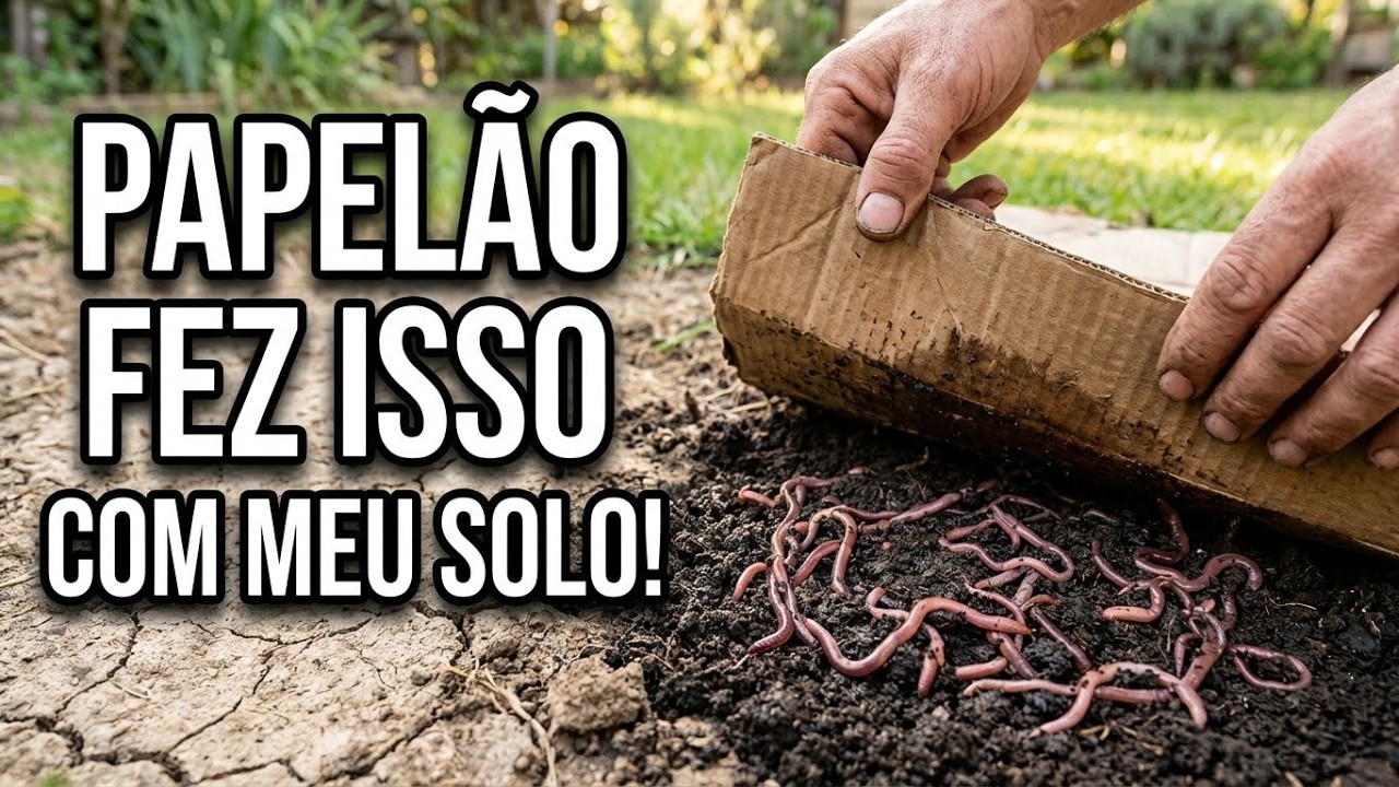 Parei de Comprar Minhocas Quando Descobri Esse Truque do Papelão!