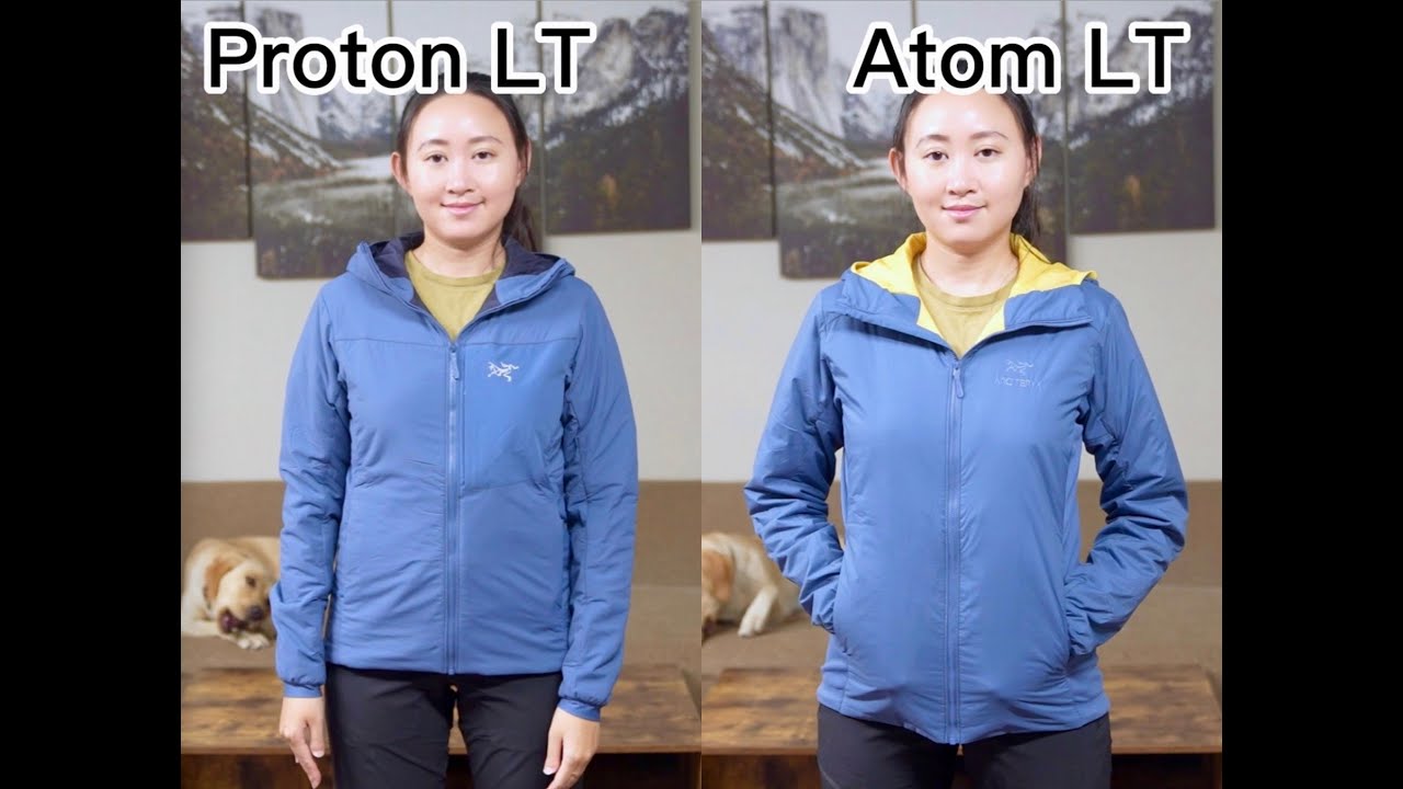 比较始祖鸟的两个系列棉服 Arc'teryx Atom LT vs Proton LT