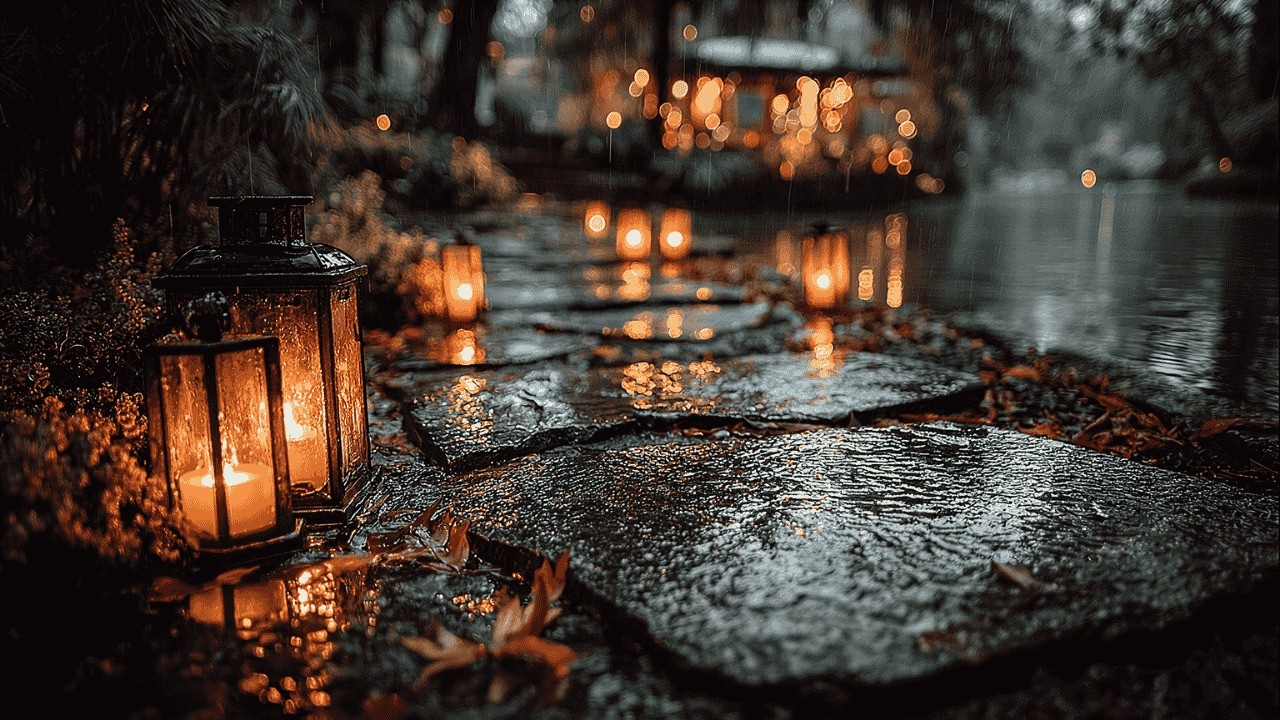 Gentle Rain Sounds for Sleep | Let Go of the Day