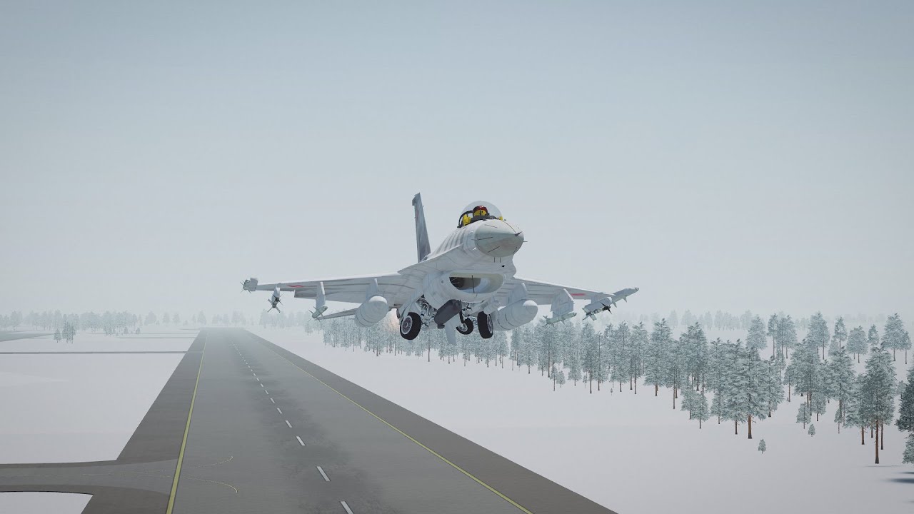F-16 C/D/I starts up (Unknown Airbase)