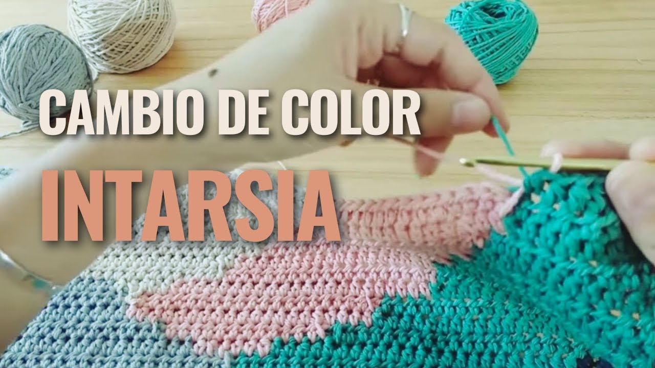 🌈INTARSIA - Cambio de color!!!
