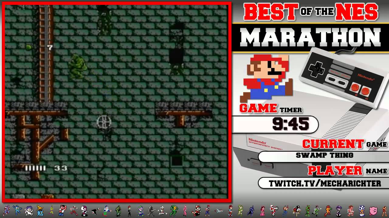 #BestOfNES Marathon! Swamp Thing by Mecha Richter!