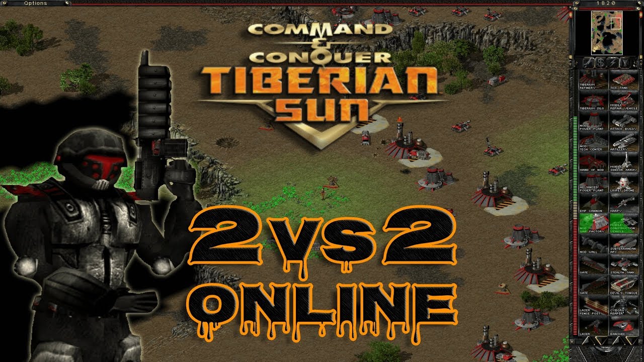 Tiberian Sun - 2 vs 2 Gameplay Online