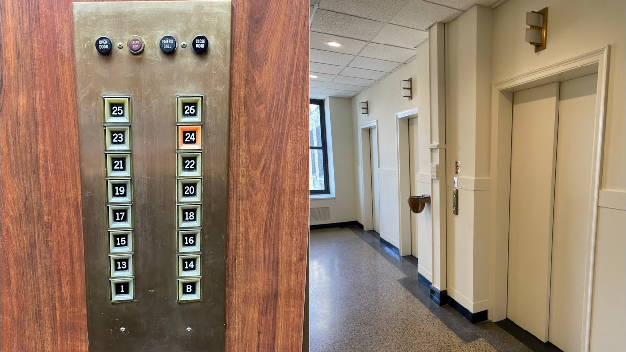 1950s Otis Autotronic Elevators @ Rand Building - Buffalo, NY.