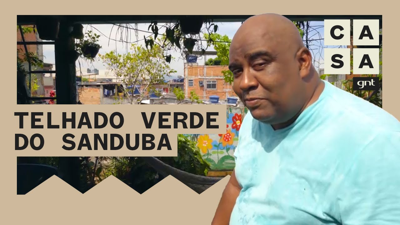Luis Cassiano Silva mostra sua casa inteligente com telhado verde na comunidade Arará, RJ | Lar