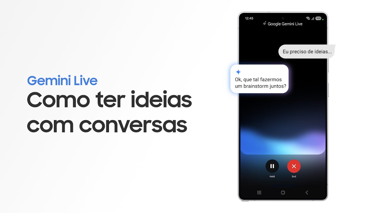 Como usar o Gemini Live | Samsung Galaxy S25 Series