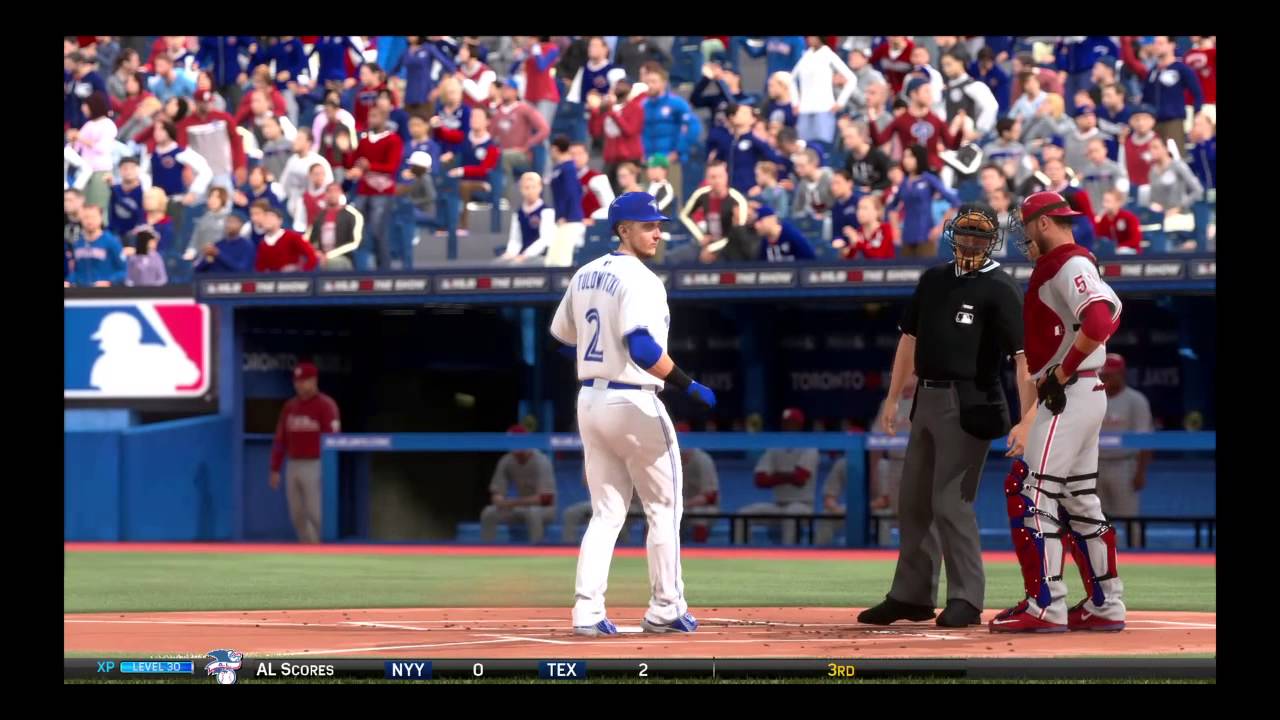 MLB 15 The Show (PS4) Troy Tulowitzki Homers In Blue Jays Debut!!