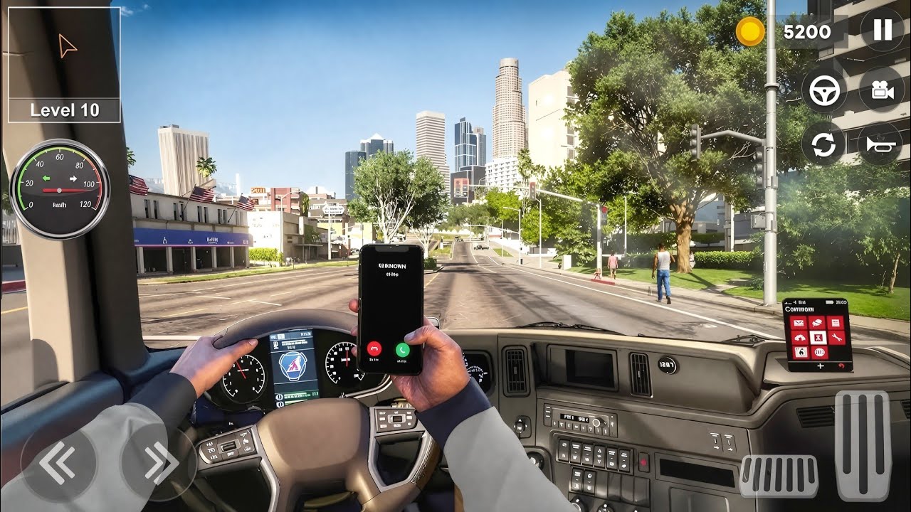 Truck simulator europ 3 ll VILLAGE LIFE TUCK DRIVING truck simulator game 