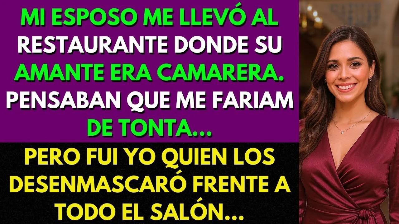Mi Esposo Planeó Humillarme con Su Amante en un Restaurante Pero Los Desenmascaré Frente a To.