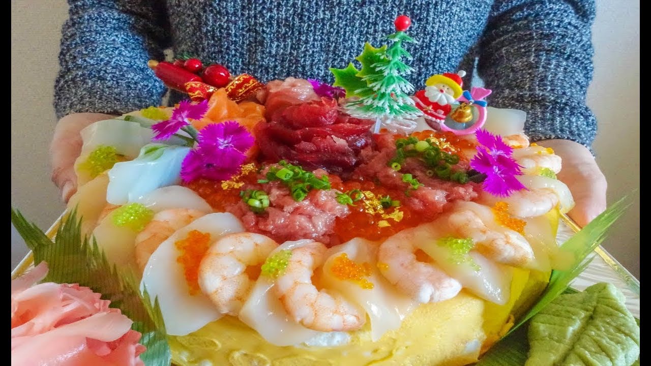 TORTA SUSHI - CIBO A DOMICILIO IN GIAPPONE SPECIALE NATALE