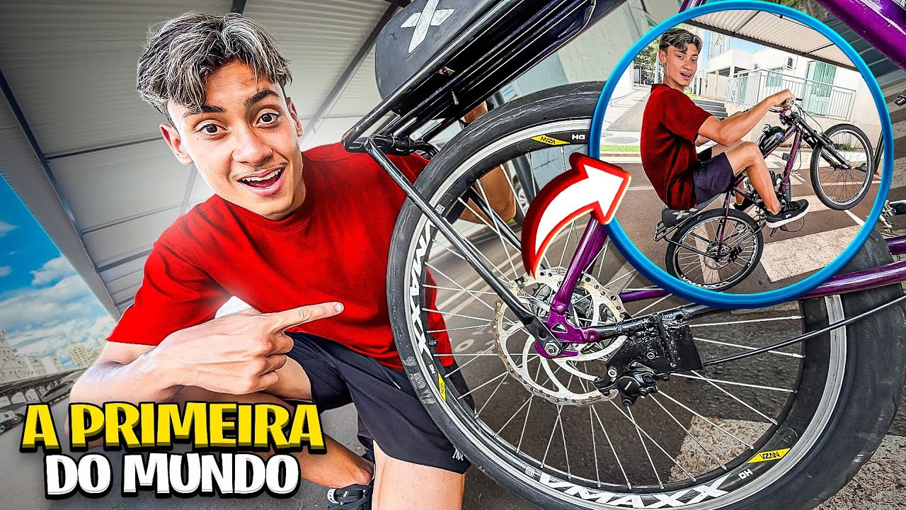 Essa é a Única Motorizada Do MUNDO COM FREIO HIDRÁULICO!!! Ficou Bom?