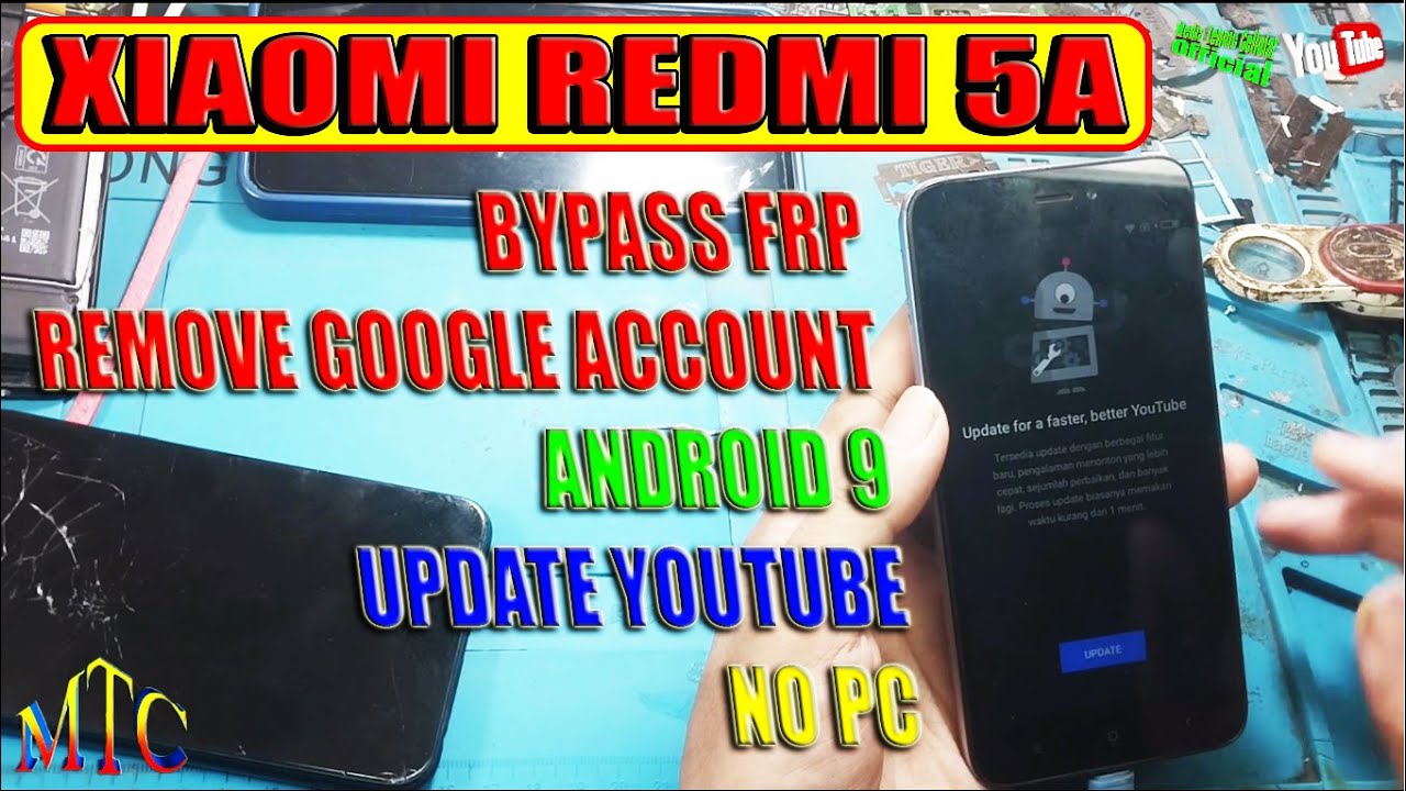 BYPASS FRP / LUPA AKUN GOOGLE XIAOMI REDMI 5A ANDROID 9 TANPA PC,,,100% Done,,,Istimewa!!!