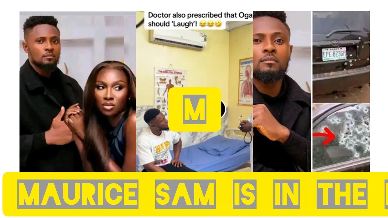 MAURICE SAM 🙏🙏😱 hospital right now because of the sustained the injury Sonia Uche crying guys pray 😭