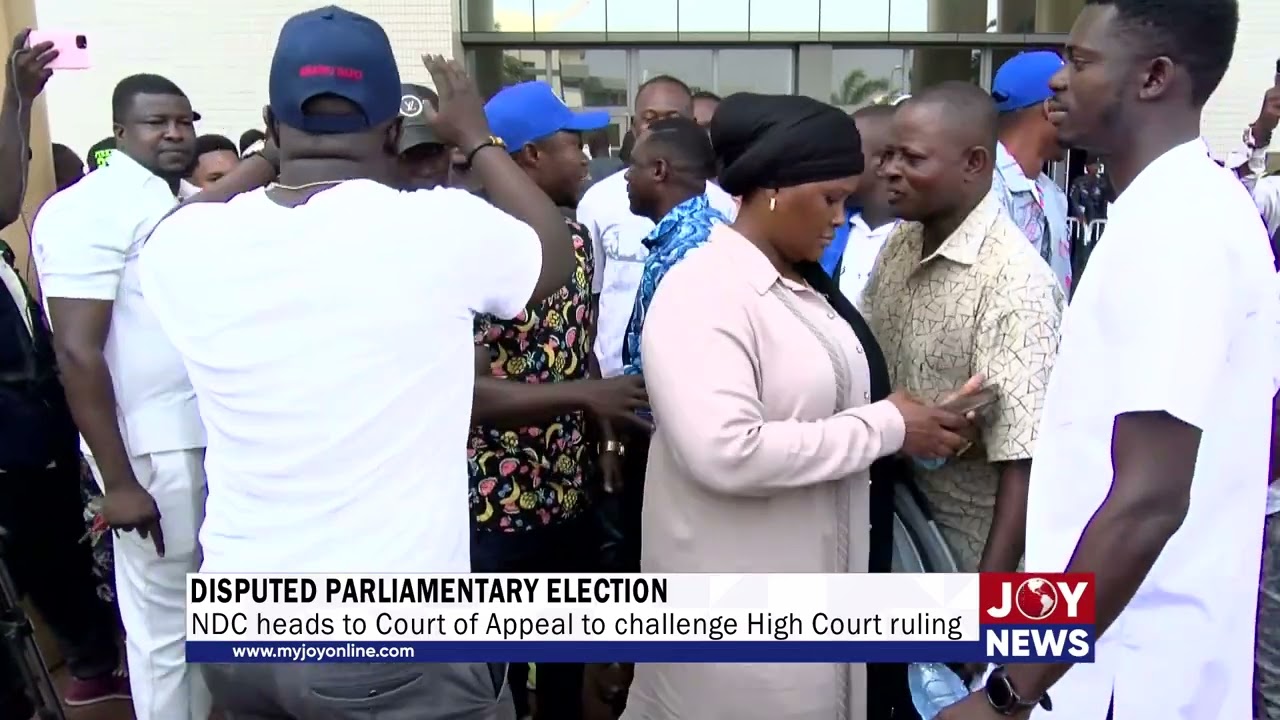NDC heads to the Court of Appeal to challenge the High Court ruling. #JoyNews