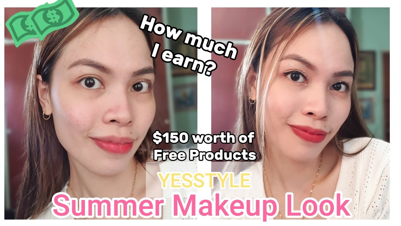 Yesstyle Summer Makeup Look +How much I earn? + How to become a Yesstyle Influencer? (vlog no.116)