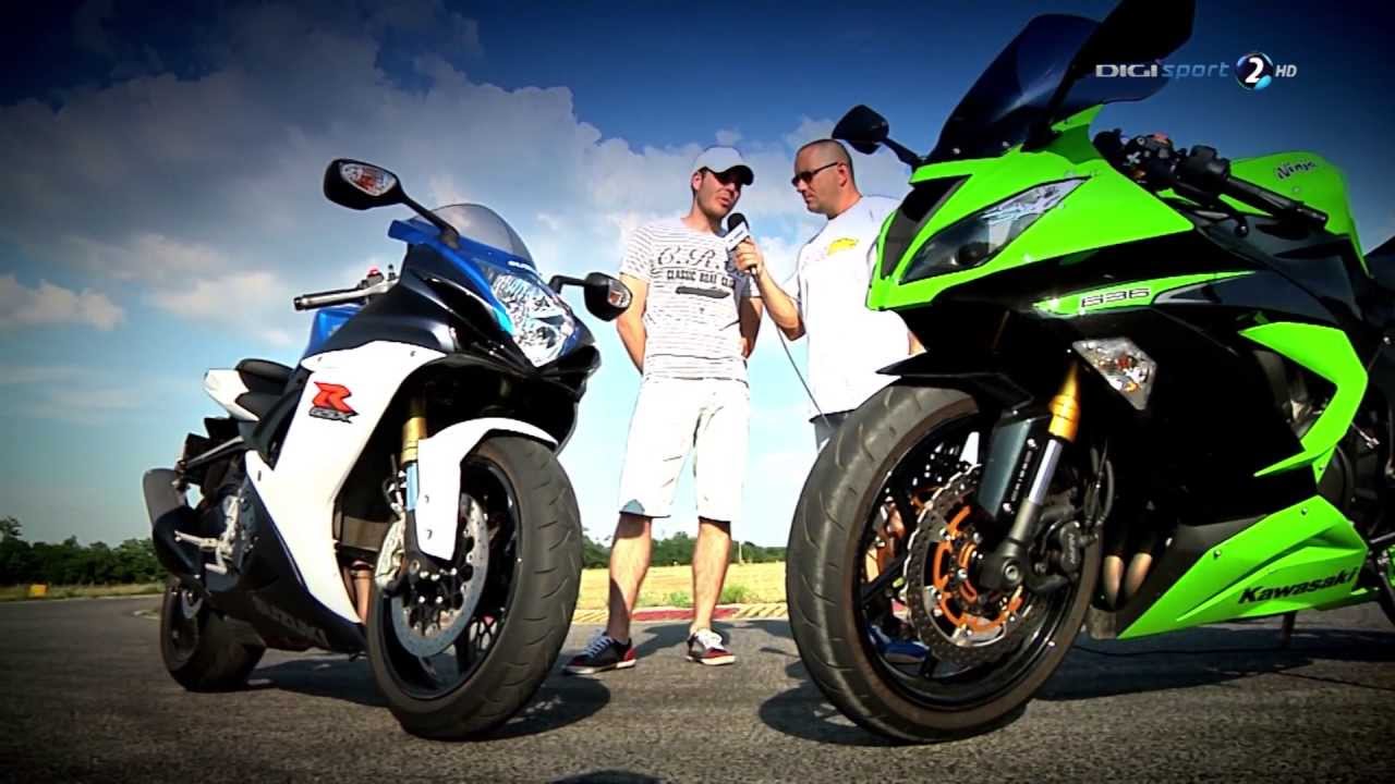 Suzuki GSX-R 750, Kawasaki ZX 636R test