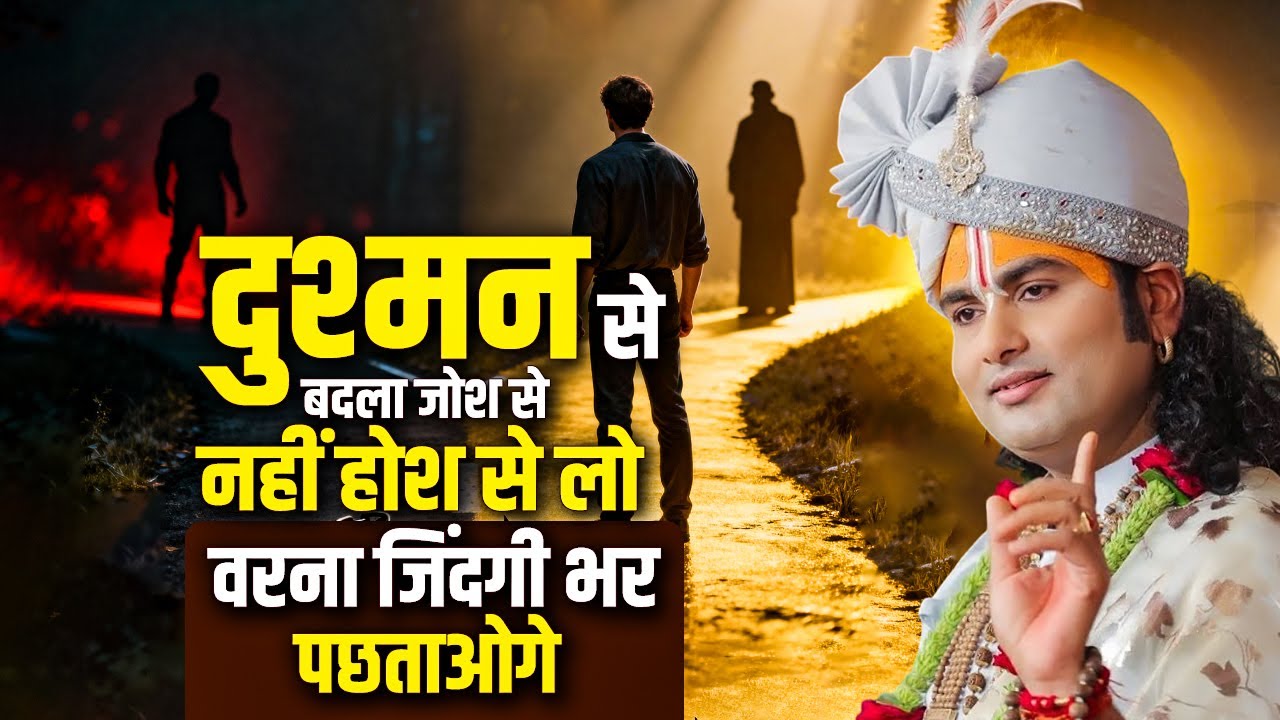 दुश्मन से बदला जोश से नहीं होश से लो वरना जिंदगी भर पछताओगे | अनिरुद्धाचार्य जी