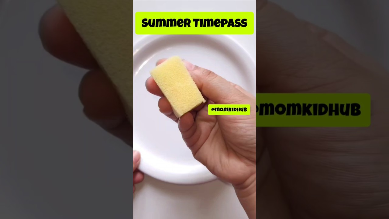 Summer Timepass Activity/ Summer Vacation Easy Painting At Home #summervacation #paintingforkids