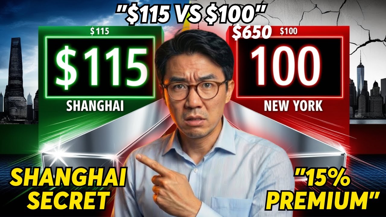 BREAKING: $115 Silver In Shanghai vs $100 In New York | The $15 Gap They Can't Close