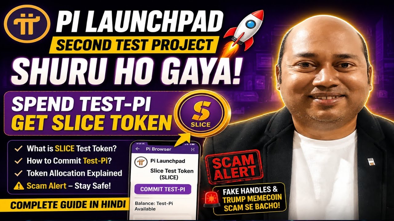 Pi Launchpad Second Test Token Launch! 🚀 Spend Test-Pi Get SLICE Token